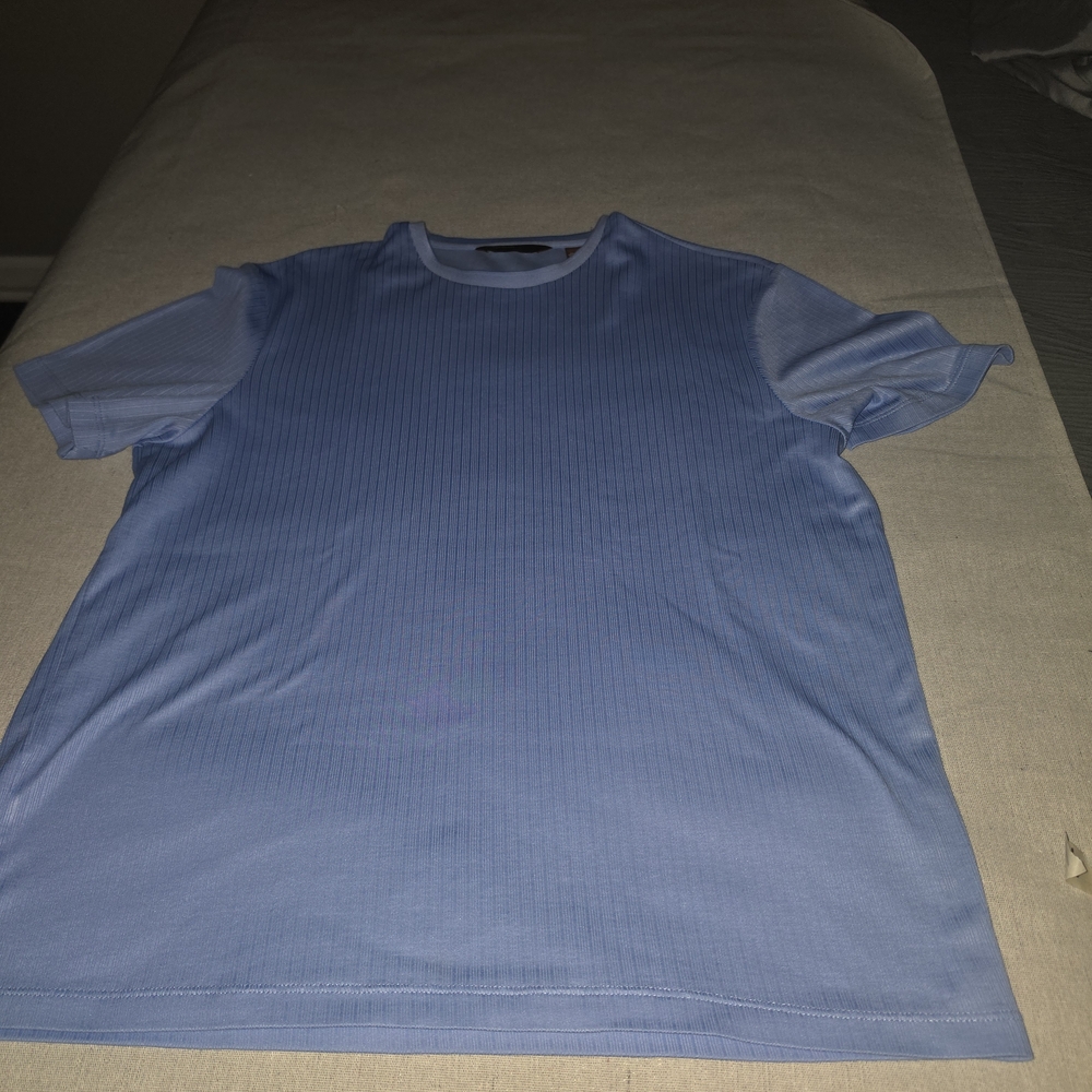 Men's Classic Crew Neck Tee - Smokey Blue